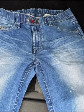 Diesel Men's Light Blue Slim Jeans with Branded Coin Pocket